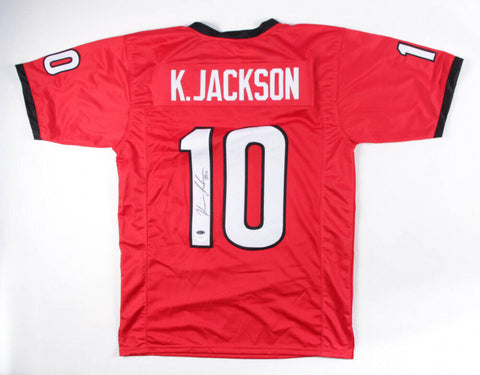 Kearis Jackson Signed Georgia Bulldogs Jersey (JSA COA) Tennessee Titans W.R.
