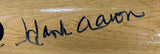 Hank Aaron Atlanta Braves Signed Tan Rawlings Baseball Bat JSA Hologram