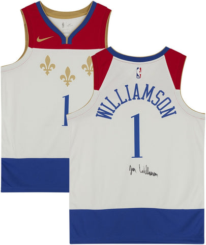 Zion Williamson Pelicans Signed Nike2021 City Edition Swingman Jersey