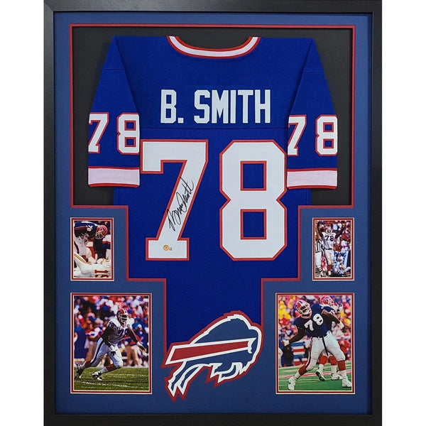 Bruce Smith Autographed Signed Framed Buffalo Bills Jersey BECKETT