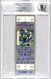 Mel Renfro Signed Dallas Cowboys Ticket Stub HOF Beckett 44416