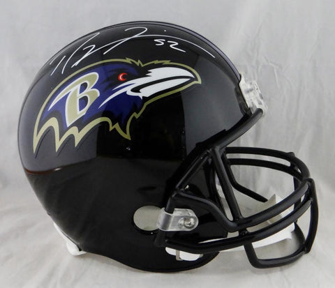Ray Lewis Autographed Baltimore Ravens Full Size Helmet - JSA Auth *White