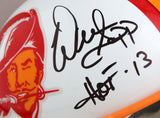 Warren Sapp Signed Tampa Bay Bucs F/S 76-96 TB Helmet w/HOF - Beckett W Auth