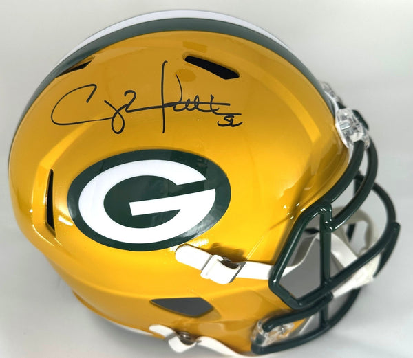 Packers CLAY MATTHEWS Signed Riddell Full Size Replica Speed Helmet AUTO - JSA