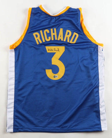 Will Richard Signed Golden State Warriors Throwback San Francisco Jersey Beckett