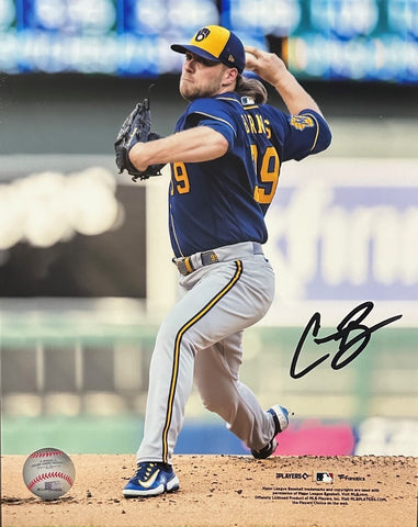 Brewers Cy Young Pitcher CORBIN BURNES Signed 8x10 Photo #23 AUTO ~ SALE!!!