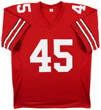 OSU Archie Griffin "HT 74/75" Authentic Signed Red Pro Style Jersey BAS Witness