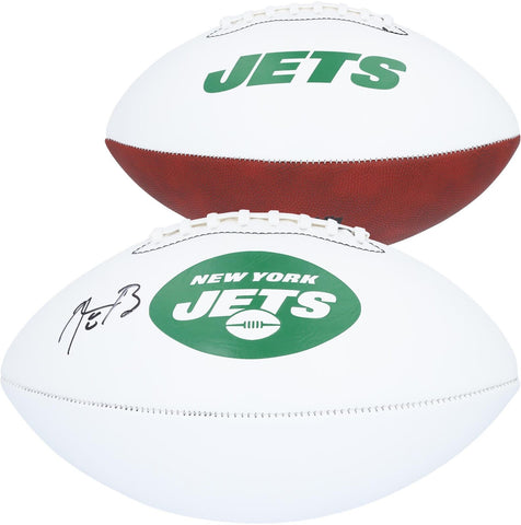 Aaron Rodgers New York Jets Autographed Franklin White Panel Football