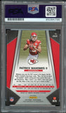 2017 Panini Prizm Silver #269 Patrick Mahomes RC Blue PSA/DNA Auto GEM MINT 10