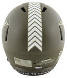 Cowboys CeeDee Lamb Signed Salute To Service Full Size Speed Rep Helmet Fanatics