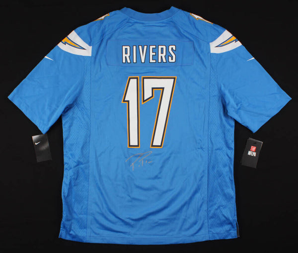 Phillip Rivers Signed Los Angeles Chargers Custom Jersey (Beckett COA) Q.B