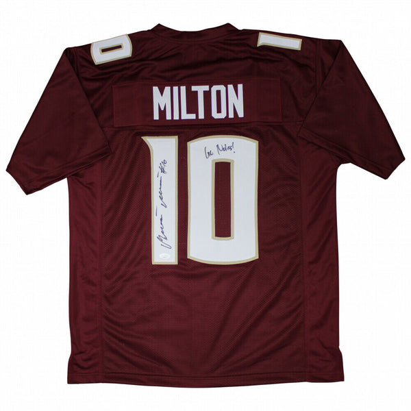 McKenzie Milton Signed Florida State Seminole Jersey Insc. "Go Noles!" (JSA COA)