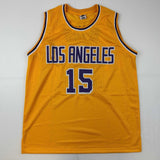 Autographed/Signed Austin Reaves Los Angeles LA Yellow Jersey Beckett BAS COA