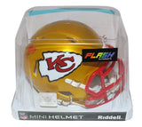 Nick Bolton Autographed Kansas City Chiefs flash Mini Helmet BAS 40199
