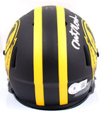Art Monk Autographed Washington Eclipse Speed Mini Helmet w/HOF- Beckett W Holo