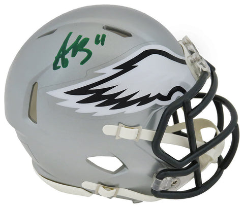 A.J. (AJ) Brown Signed Philadelphia Eagles FLASH Riddell Mini Helmet - (SS COA)
