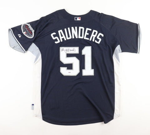 Joe Saunders Signed A L All-Star Jersey "2008 All Star" (PSA COA) Anaheim Angels