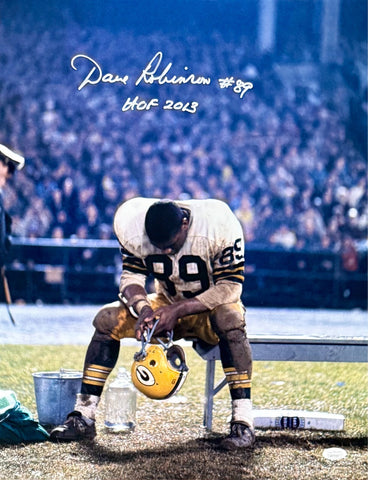 DAVE ROBINSON - Green Bay Packers NFL - Signed 16x20 Photo AUTO #6 w/ HOF - JSA