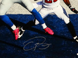 Odell Beckham Autographed 16x20 Giants Against Falcons Photo- JSA W Auth