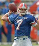 Florida Gators Logo Tim Tebow Football Signed by Tebow, Wuerffel, Aikman McMahon