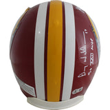 Rypien Riggins Williams Signed Washington Redskins TB 82 Pro Helmet SB BAS 49321