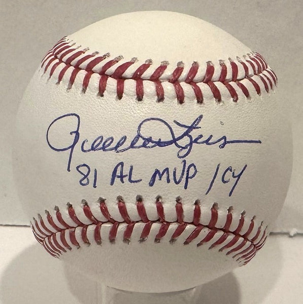 Brewers ROLLIE FINGERS Signed Official MLB Baseball AUTO w/ '81 AL CY/MVP - BAS