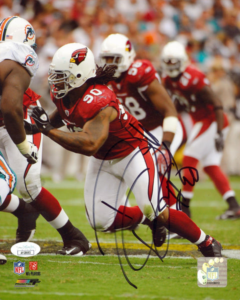 Cardinals Darnell Dockett Authentic Signed 8x10 PhotoFile Photo JSA #AY28693