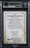Micky Ward Signed 2010 Ringside Boxing Round One Autographs #AMW2 Card BAS Slab