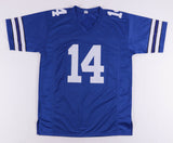 Craig Morton Signed Dallas Cowboys Jersey (Beckett Hologram) Super Bowl VI QB