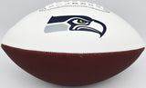 Walter Jones Autographed Seahawks White Logo Football "HOF 14" MCS Holo #64069