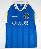 Gianfranco Zola Signed Chelsea Football Club Umbro Soccer Jersey (Beckett)