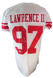Dexter Lawrence II Signed/Auto White Custom Jersey NY Giants Beckett 203386