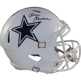 Roger Staubach Autographed/Signed Dallas Cowboys F/S 22 Alt Helmet Beckett 57303