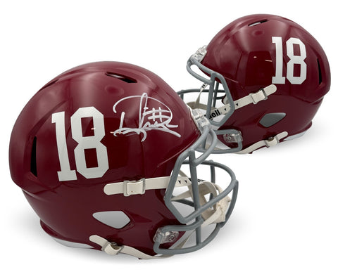 Derrick Henry Autographed Alabama Crimson Tide Full Size Replica Helmet Beckett