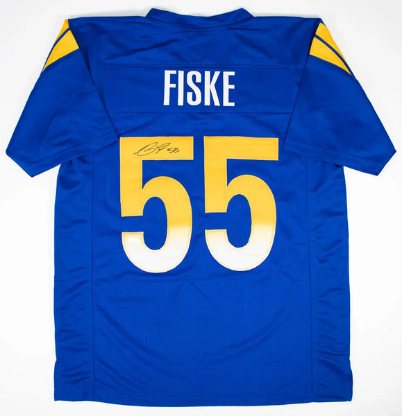 Braden Fiske Signed Los Angeles Rams Jersey (JSA COA) 2024 2nd Round Pick FSU