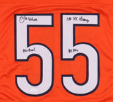 Otis Wilson Signed Chicago Bears Jersey Inscribed "SB XX Champs & Pro Bowl"(JSA)