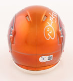 Derrick Brooks Signed Tampa Bay Buccaneer Mini Helmet (Beckett) 11xPro Bowl L.B.