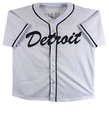 Alan Trammell Authentic Signed White Pro Style Jersey Autographed BAS Witnessed