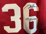 Oklahoma Sooners Signed Jersey (JSA COA) Billy Sims, Steve Owens & Jason White