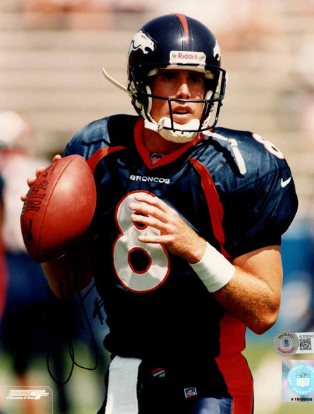 Jeff Lewis Autographed/Signed Denver Broncos 8x10 Photo Beckett 50427