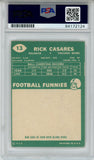 Rick Casares Autographed/Signed 1960 Topps #13 Trading Card PSA Slab 43762