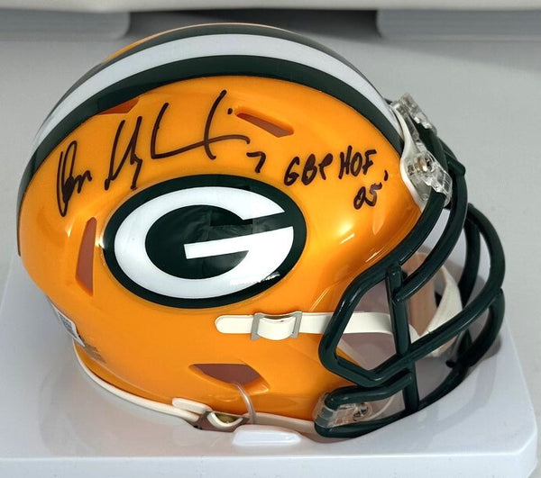 Packers DON MAJKOWSKI #7 Signed Speed Mini Helmet AUTO w/ "GBP HOF '05" - BAS