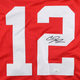 Cardale Jones Signed Ohio State Buckeyes OSU Red Jersey (JSA) Q.B. 2012-2015