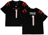 Ja'Marr Chase Autographed Bengals Black Nike Vapor Limited Jersey Beckett