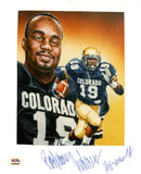 Rashaan Salaam Signed/Auto 8x10 Photo Colorado 1994 Heisman PSA/DNA 188085