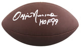 Browns Ozzie Newsome "HOF 99" Signed Wilson Super Grip Football W/ Case BAS Wit