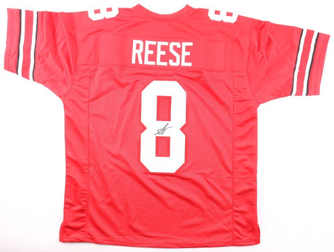 Arvell Reese Signed Ohio State Buckeyes Jersey (JSA COA) 2024 National Champion