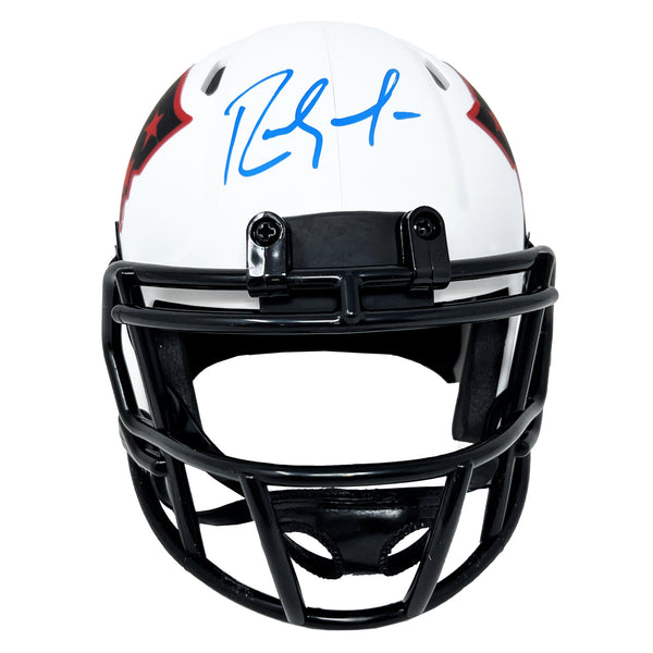 Randy Moss New England Patriots Signed Riddell Lunar Mini Helmet BAS Beckett