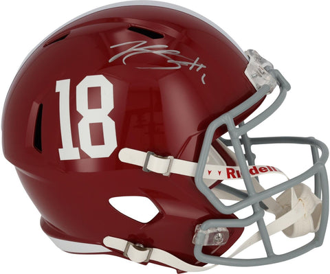 Bryce Young Alabama Crimson Tide Autographed Riddell Speed Replica Helmet
