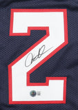 Joe Johnson Signed Atlanta Hawks Jersey (Beckett) 7xNBA All Star Shooting Guard